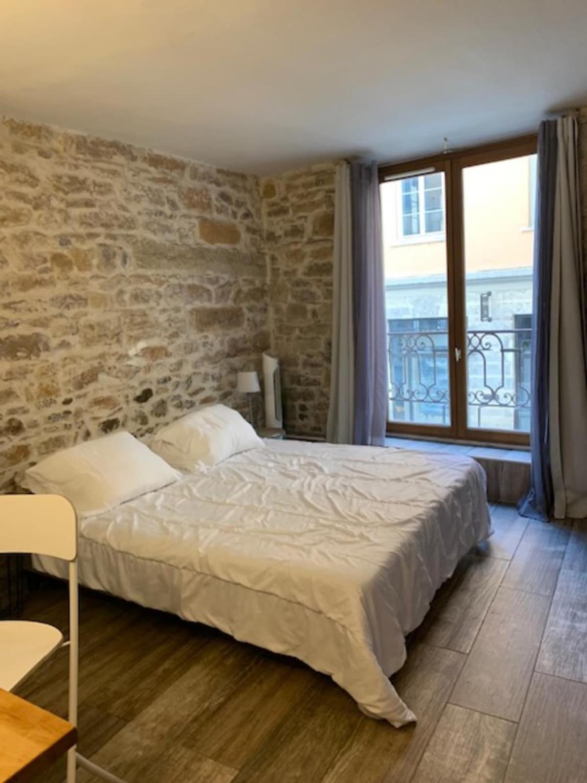 Studio With Exposed Stone Vieux Lyon Exteriör bild