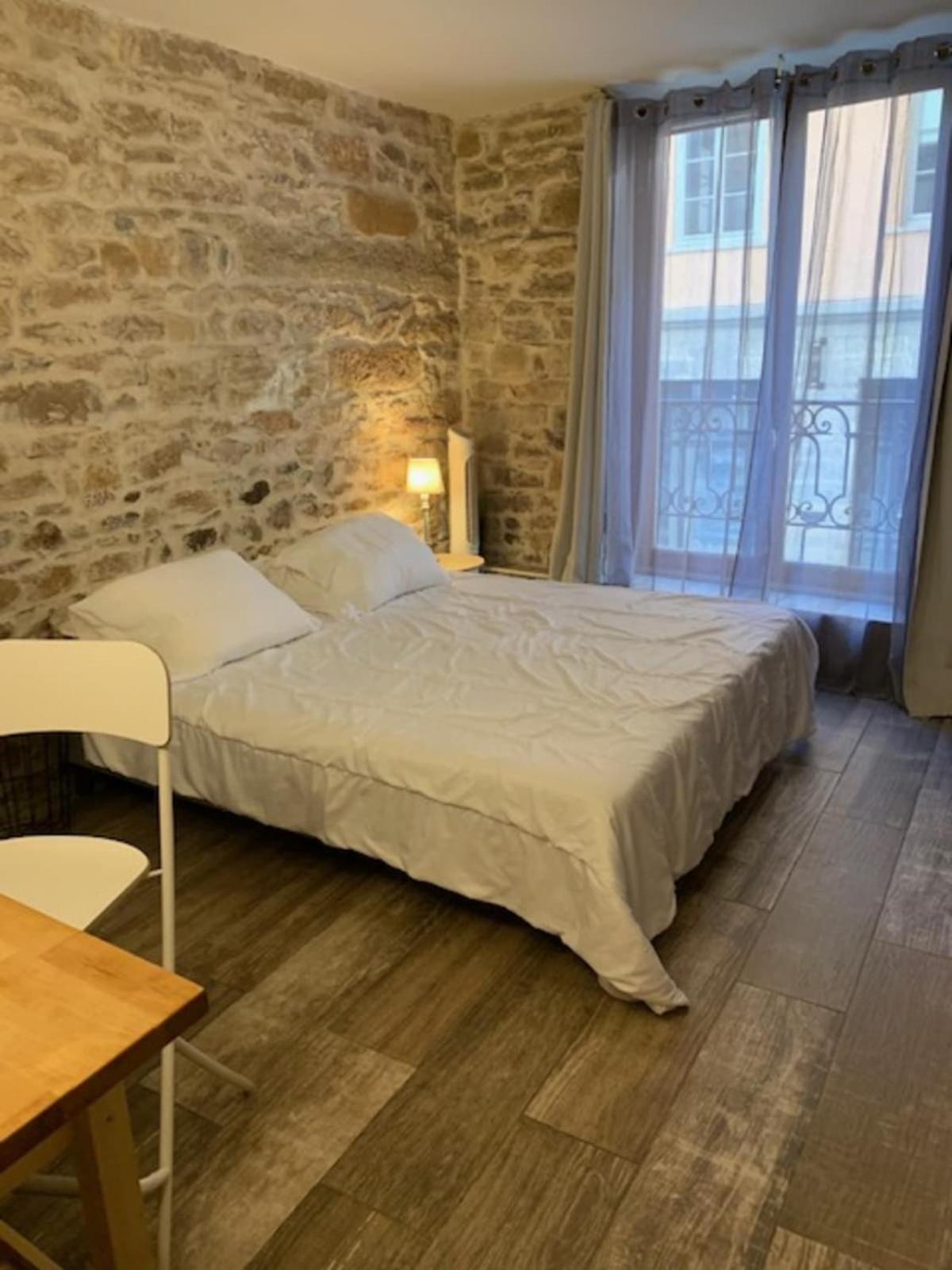 Studio With Exposed Stone Vieux Lyon Exteriör bild