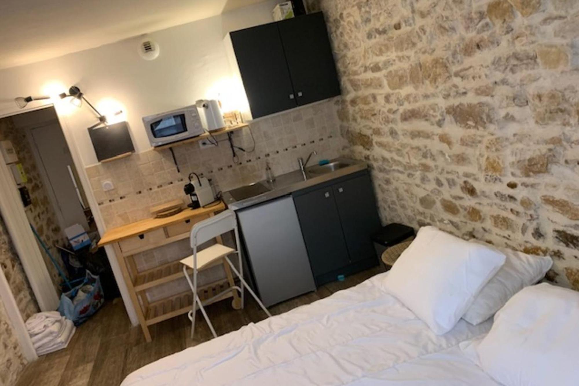Studio With Exposed Stone Vieux Lyon Exteriör bild